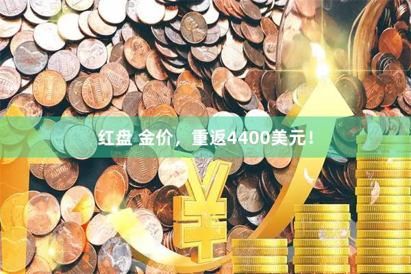 红盘 金价，重返4400美元！